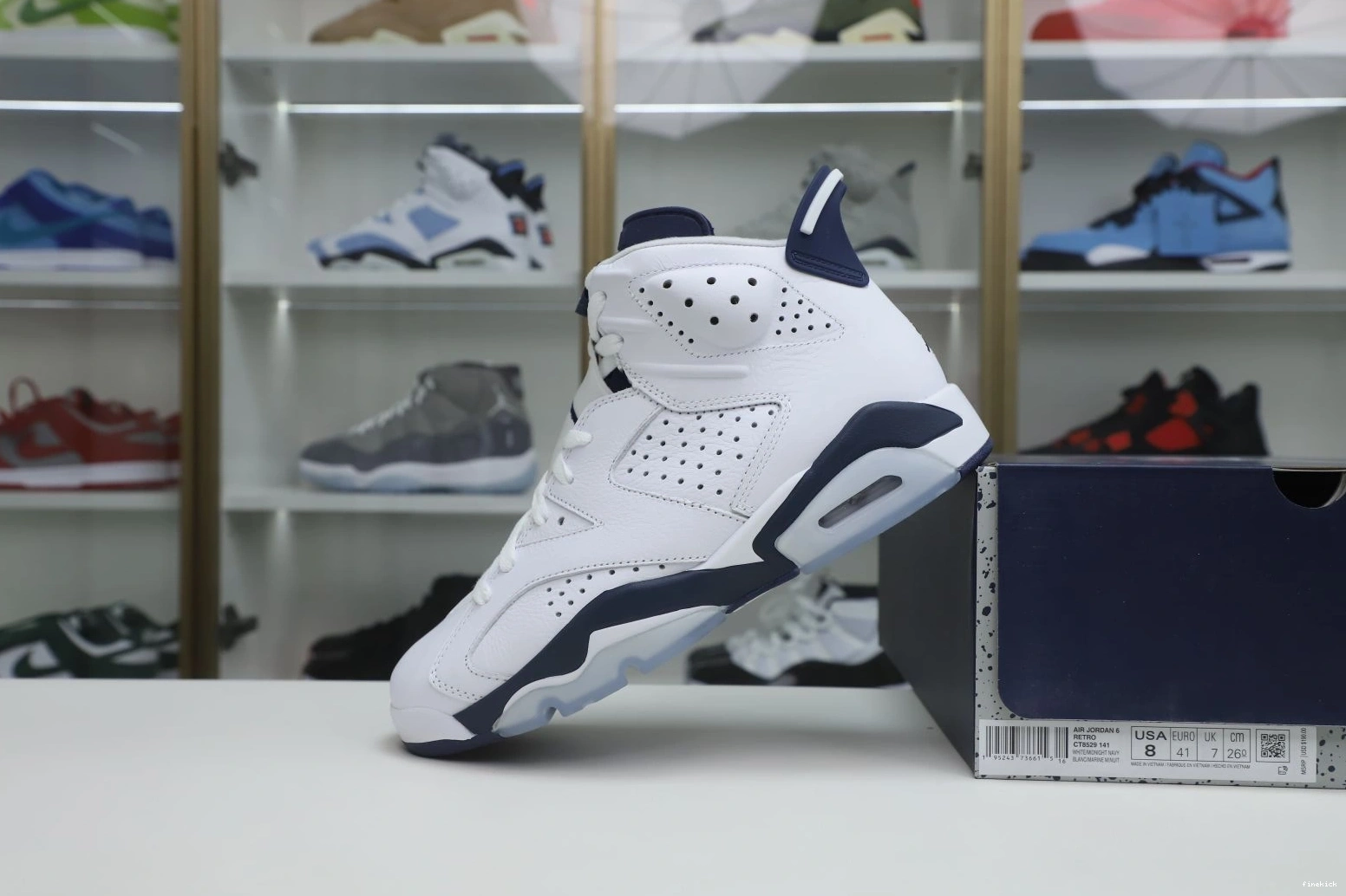 AIR JORDAN 6 MIDNIGHT NAVY 0917